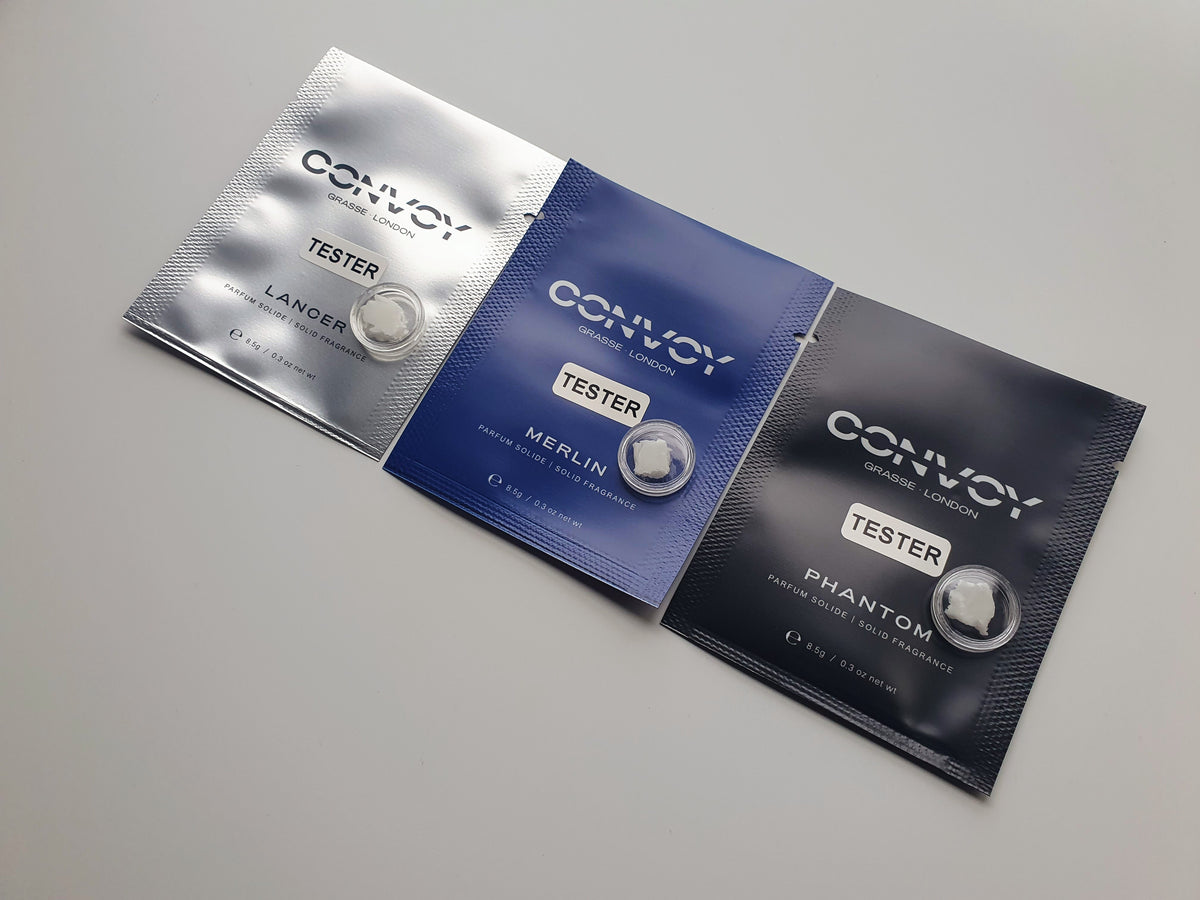 Miniature Aftershave Balm Pour Homme Solid Cologne Samples