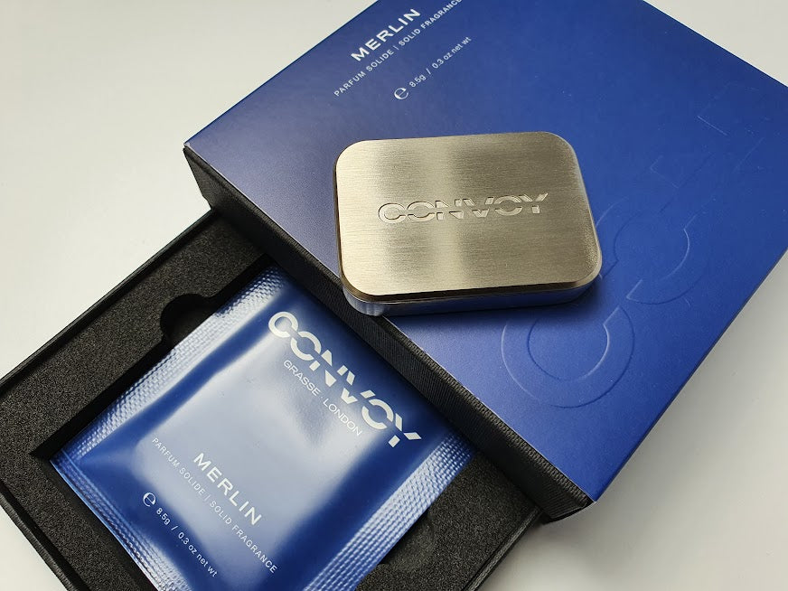 Merlin Solid Cologne | Aftershave Balm | Fragrance Gift set for Men